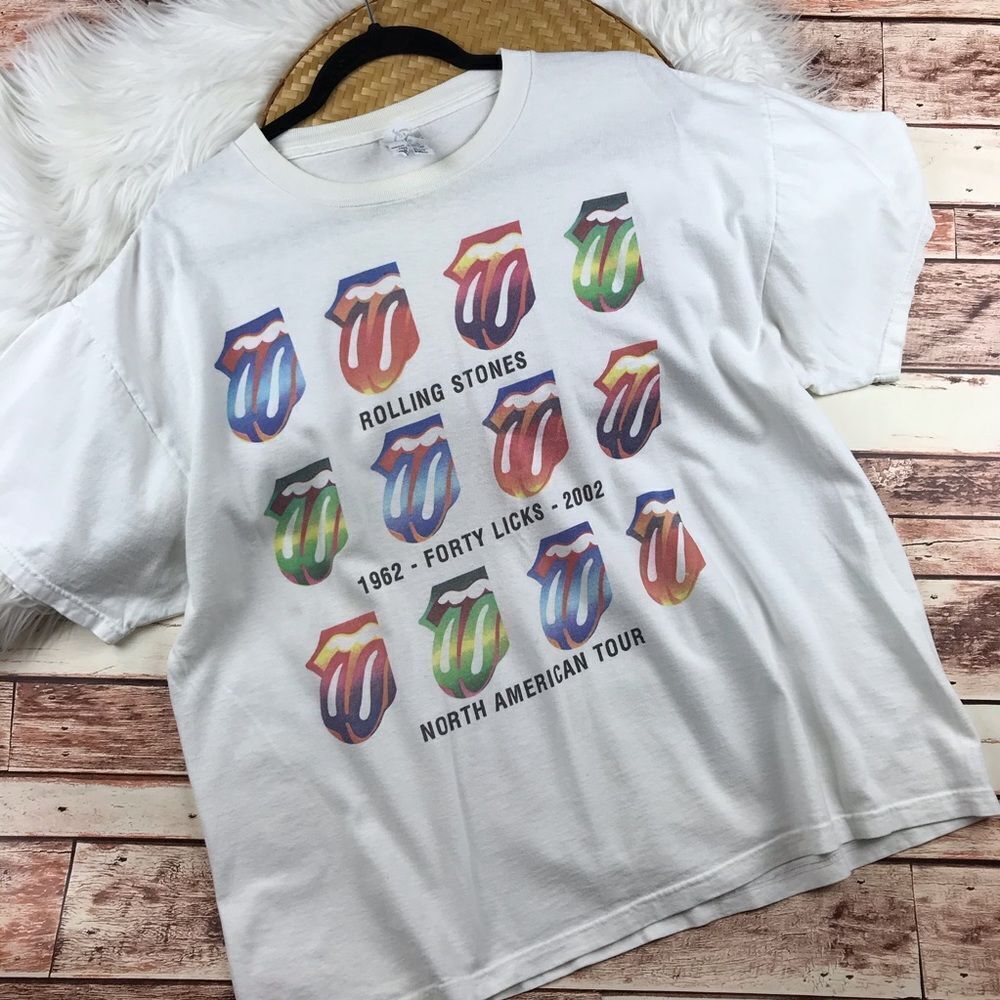 Vintage The‎ Rolling Stones forty licks tour tee